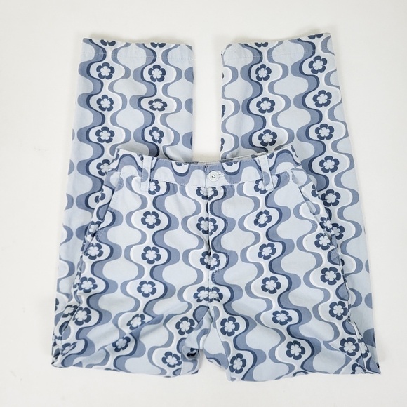 BLUE Aritzia Sunday Best Sun-deh Jaden Tapered Pants Low Mid Rise Tailored - Picture 13 of 13